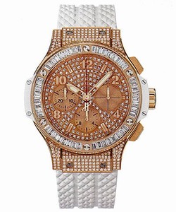 Hublot Big Bang Porto Cervo (RG-Baguettes / Diamonds / Rubber) 341.PE.9114.RW.094