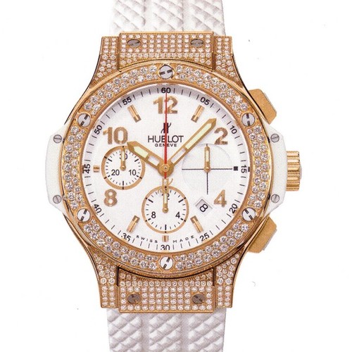 Hublot Big Bang Porto Cervo (RG-Diamond Case / White / Rubber) 341.PE.230.RW.174