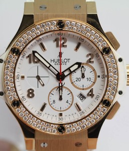 Hublot Big Bang Porto Cervo (RG-Diamonds / White / Rubber) 301.PE.230.RW.114