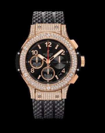 Hublot Big Bang (RG-Diamond Case / Black / Rubber) 341.PX.130.RX.174