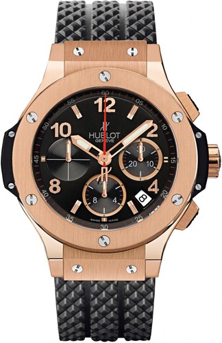 Hublot Big Bang (RG / Black / Rubber) 301.PX.130.RX