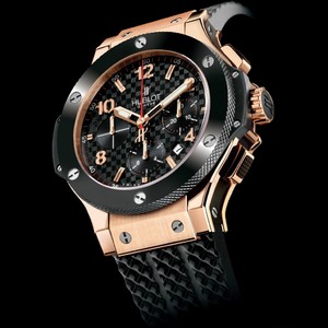 Hublot Big Bang (RG / Black Carbon / Rubber) 301.PB.131.RX