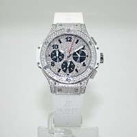 Hublot Big Bang St Moritz (SS-Diamond Case / Diamonds / Rubber) 341.SE.9054.RW.174