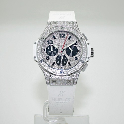 Hublot Big Bang St Moritz (SS-Diamond Case / Diamonds / Rubber) 341.SE.9054.RW.174