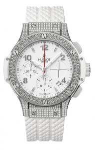 Hublot Big Bang St Moritz (SS-Diamond Case / White / Rubber) 341.SE.230.RW.174