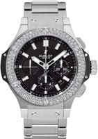 Hublot Big Bang Steel Diamonds (SS-Diamonds / Black / SS Bracelet) 301.SX.1170.SX.1104