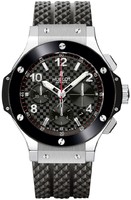 Hublot Big Bang Steel (SS / Black / Rubber Strap) 342.SB.131.RX