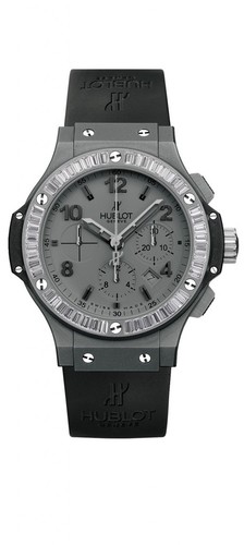 Hublot Big Bang Tantalum Mat (Tantalum-Baguettes / Grey / Rubber) 301.AI.460.RX.194