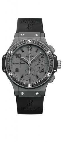 Hublot Big Bang Tantalum Mat (Tantalum-Black Baguettes / Grey / Rubber) 301.AI.460.RX.190
