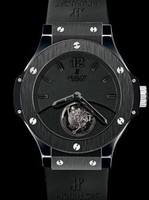 Hublot Big Bang Tourbillon Solo Bang (Black Ceramic / Black / Rubber) 305.CM.134.RX