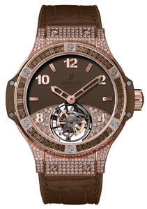 Hublot Big Bang Tutti Frutti Tourbillon Brown Pave 345.PC.5490.LR.0916