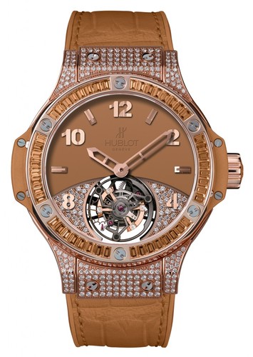 Hublot Big Bang Tutti Frutti Tourbillon Camel Pave 345.PA.5390.LR.0918