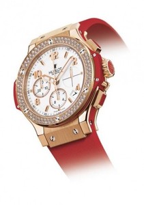 Hublot Big Bang Valentine's Day (RG-Diamonds / White / Rubber) 341.PR.2010.RR.1104