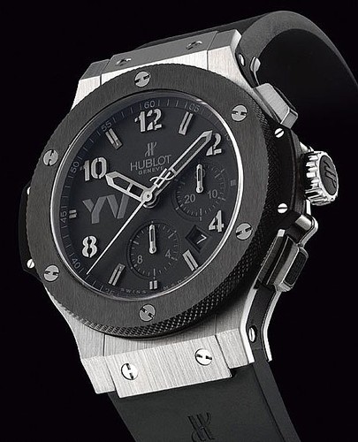 Hublot Big Bang Yankee Victor (SS-Ceramic / Matt Black / Rubber) YANKEE VICTOR