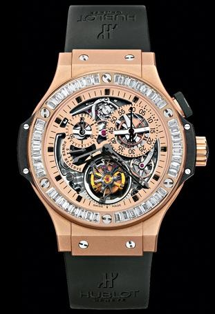 Hublot Bigger Bang Gold Mat (RG-Diamonds / Skeleton / Rubber) 308.PI.500.RX.194