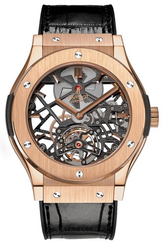 Hublot Classic Fusion Skeleton Tourbillon King Gold 505.OX.0180.LR