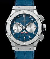 Hublot Classic Fusion Yacht Club Monaco (Titanium / Blue / Rubber-Alligator Strap) 521.NX.5117.LR.YCM11