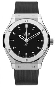 Hublot Classic Fusion (Zirconium / Black / Black Rubber Strap) 542.ZX.1170.RX