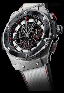 Hublot F1 King Power Suzuka (Zirconium-Ceramic / Black-White Skeleton / Black Rubber-White Nomex Strap) 710.ZM.1123.NR.FJP11