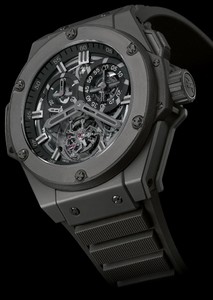 Hublot King Power All Black Tourbillion (Black Ceramic/Black/Rubber strap) 708.CI.0110.RX