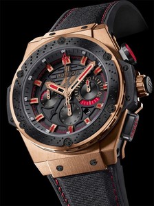 Hublot King Power F1 Gold (King Gold / Black / Black Nomex-Rubber Strap) 703.OM.1138.NR.FMO10