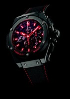 Hublot King Power F1 Monza (Titanium-Ceramic / Black-Red / Novex Strap 710.CI.0110.RX.MZA10