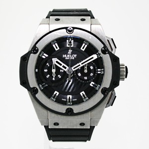 Hublot King Power Foudroyante Zirconium (Zirconium/Black/Rubber strap) 715.ZX.1127.RX