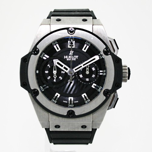 Hublot King Power Foudroyante Zirconium (Zirconium/Black/Rubber strap) 715.ZX.1127.RX