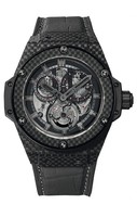 Hublot King Power Minute Repeater Chrono Tourbillon (Carbon Fiber / Black / Alligator Gummy Rubber Strap) 704.QX.1137.GR