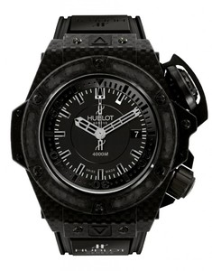Hublot King Power Oceanographic 4000 (Carbon Fiber / Black / Rubber Strap) 731.QX.1140.RX