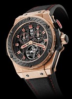 Hublot King Power Tourbillon F1 Chrono (King Gold / Multi-Layered / Rubber-Nomex Strap) 707.OM.1138.NR.FMO10