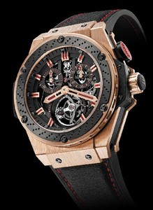 Hublot King Power Tourbillon F1 Chrono (King Gold / Multi-Layered / Rubber-Nomex Strap) 707.OM.1138.NR.FMO10