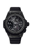 Hublot King Power Tourbillon GMT All Black (Ceramic / Black / Rubber Strap) 706.CI.1110.RX