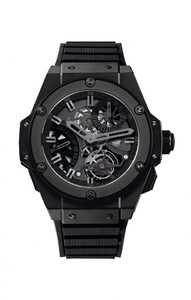 Hublot King Power Tourbillon GMT All Black (Ceramic / Black / Rubber Strap) 706.CI.1110.RX