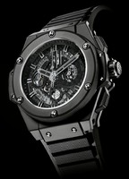 Hublot King Power Unico All Black (Ceramic / Skeleton / Rubber Strap) 701.CI.1710.RX