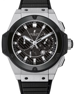 Hublot King Power Zirconium (Zirconium / Black Carbon / Rubber Strap) 709.ZM.1770.RX
