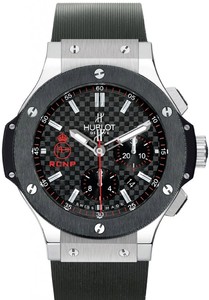 Hublot Real Club Nautica De Palma ( Polished Steel / Black / Smooth Black Rubber Strap) 301.SM.1323.RX.RCP08