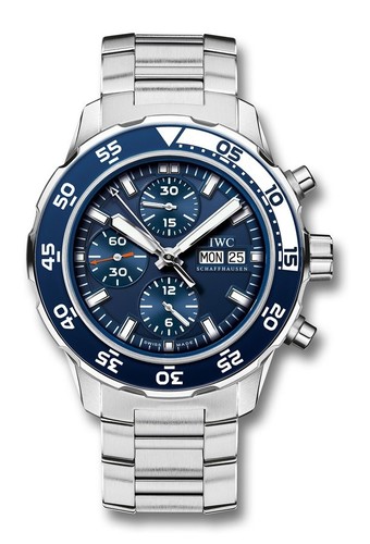 IWC Aquatimer Chronograph 3767 (SS / Blue / SS Bracelet) IW376710