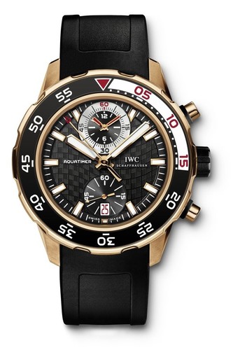 IWC Aquatimer Chronograph 3769 (RG / Black / Rubber) IW376903