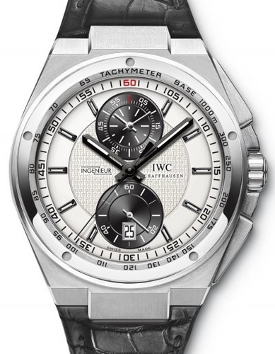IWC Big Ingenieur Chronograph (Platinum/Silver-Black/Leather) IW378403