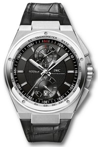 IWC Big Ingenieur Chronograph (SS / Black / Leather Strap) IW378406