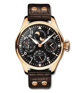 IWC Big Pilot's Watch Perpetual Calendar Bucherer Red Gold IW502608