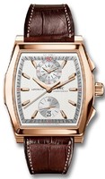 IWC Da Vinci Chronograph (RG / Silver / Leather Strap) IW376420