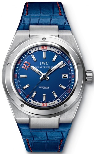 IWC Ingenieur Automatic Edition Zinedine Zidane (SS/Blue/Leather) IW323403