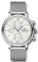 IWC Portofino Chronograph (SS / Silver / Milanese Mesh Bracelet) IW391009
