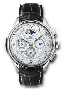 IWC Portuguese Grande Complication (Platinum / Silver / Leather Strap) IW377401
