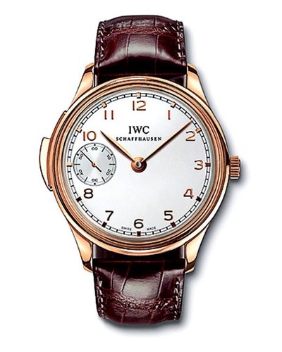 IWC Portuguese Minute Repeater (RG / White / Leather Strap) IW524202