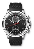 IWC Portuguese Yacht Club Chronograph (SS / Black / Strap) IW390210