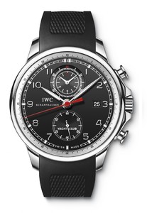 IWC Portuguese Yacht Club Chronograph (SS / Black / Strap) IW390210
