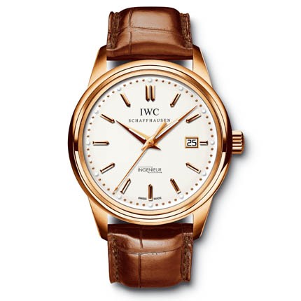 IWC Vintage Ingenieur Automatic (RG/Silver/Leather strap) IW323303